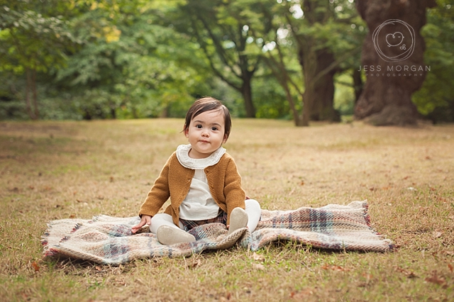 Outdoor baby photography in Richmond Park