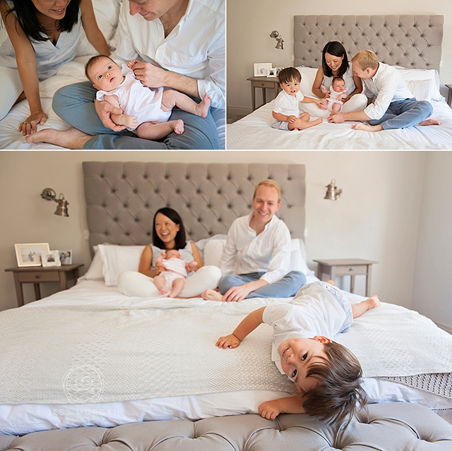 Unposed newborn photo shoots with older siblings, London